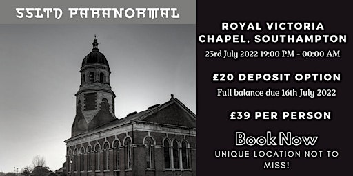 Royal Victoria Chapel, Southampton - Ghost Hunt -