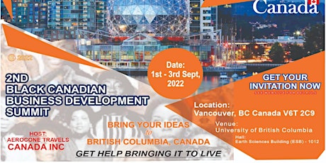 2nd  Africans and Black Canadians Business Development Summit tickets