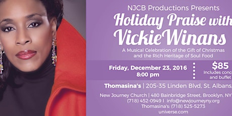 Holiday Praise With Vickie Winans!!!!!!! primary image