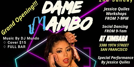 Jessica Quiles  Workshops  Sunday June 12th 2022 Hosted by Dame Mambo tickets