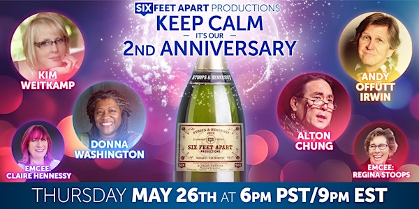 Keep Calm It's Our Second Anniversary Celebration