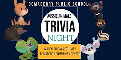 Aussie Animals Trivia Night