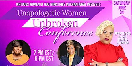 The Unapologetic Women, Unbroken Conference boletos