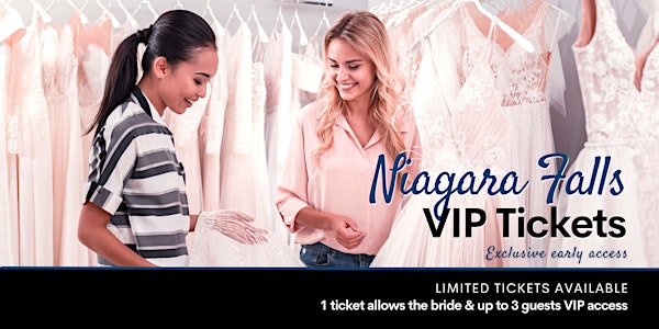 Niagara Falls Pop Up Wedding Dress Sale VIP Early Access