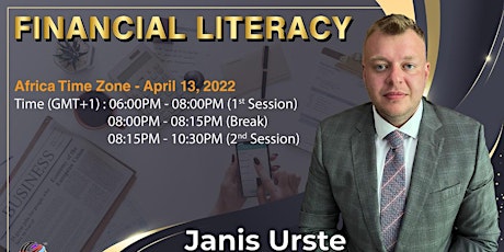FINANCIAL LITERACY BY JANIS URSTE (AFRICA) primary image