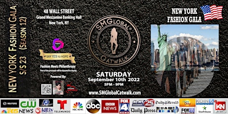 NEW YORK FASHION GALA (S/S 23) – September 10th 2022 tickets