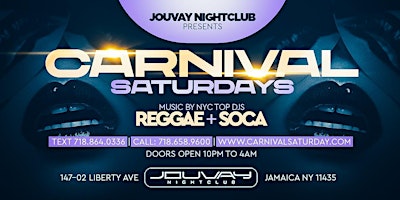 Saturdays at Jouvay Nightclub #Reggae, #Soca, #Chutney, #Hiphop