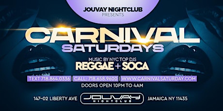 Image principale de Saturdays at Jouvay Nightclub #Reggae, #Soca, #Chutney, #Hiphop