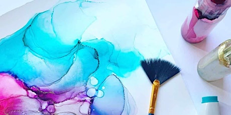 2-Hours Alcohol Ink Workshop in Tampines! tickets