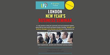 London New Year's  Business Resolution Seminar primary image
