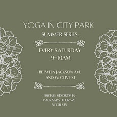 Yoga in City Park tickets