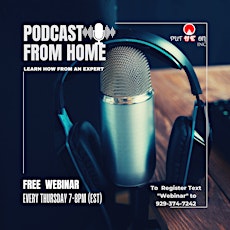 Learn How to Podcast from Home tickets
