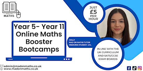 Year 6 Maths Booster Bootcamp tickets