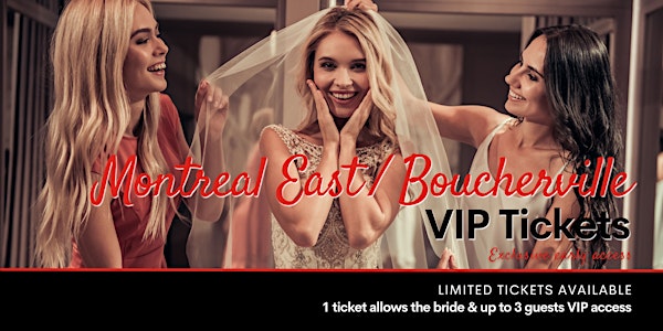 Montreal East / Boucherville Pop Up Wedding Dress Sale VIP Early Access