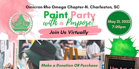 Omicron Rho Omega Virtual Paint Party with a Purpose tickets