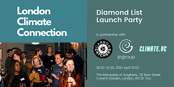 London Climate Connection - Diamond List Launch