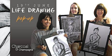June Charcoal & Champagne life-drawing pop-up workshop (Sunday 19th)
