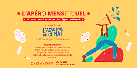 Apéro Mens(tr)uel "Les règles de demain" - @Académie du Climat 21/04