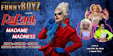 FunnyBoyz Liverpool presents... An audience with RUPAUL'S DRAG RACE tickets