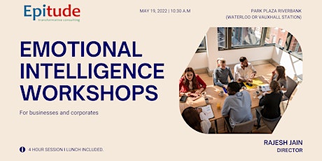 Emotional Intelligence Workshops for businesses and corporates. tickets