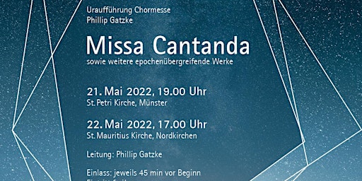 legato m - Uraufführung Chormesse Missa Cantanda