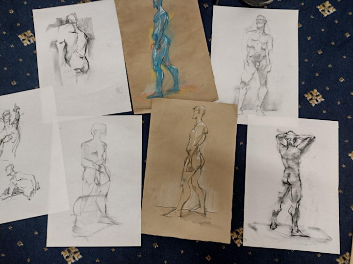Friday Life Drawing  - untaught image