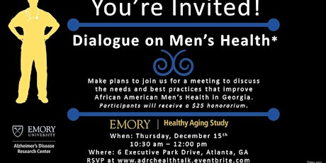 Dialogue on African American Men's Health primary image