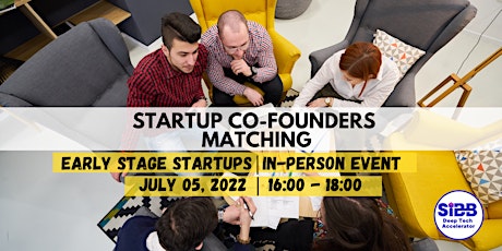 Startup Co-Founders Matching Event Tickets