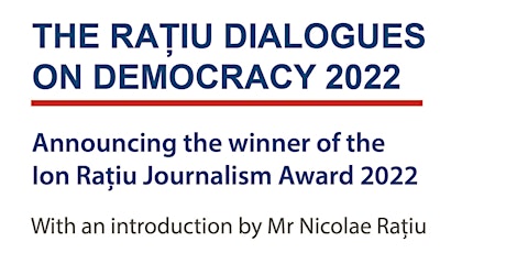 Presentation: Winner of the Ion Ratiu Journalism Award 2022 tickets