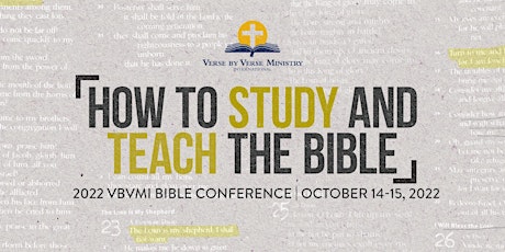 2022 VBVMI Bible Conference tickets