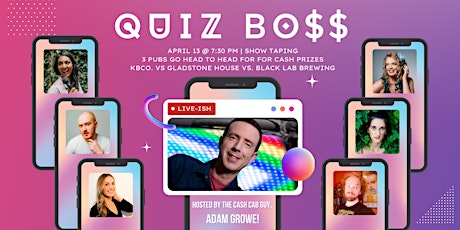 Quiz Boss | Special Live Recording hosted by Adam Growe