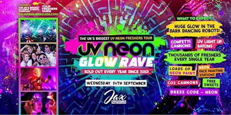 UV Neon Glow Rave | Gloucestershire Freshers 2022 tickets