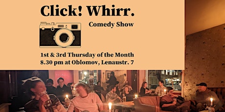 Click Whirr Comedy ~ April 21