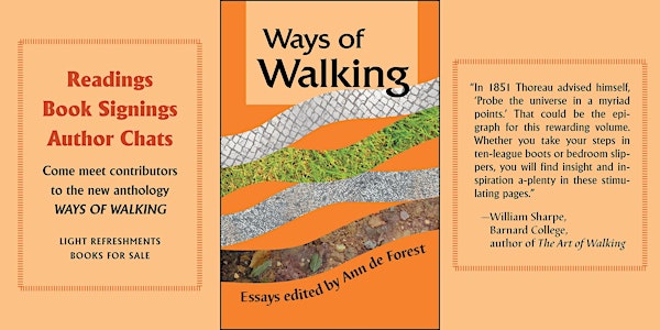 WAYS OF WALKING: Readings and Book Signings (In-Person)