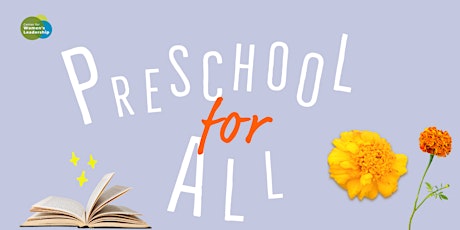 A Conversation on Preschool for All primary image