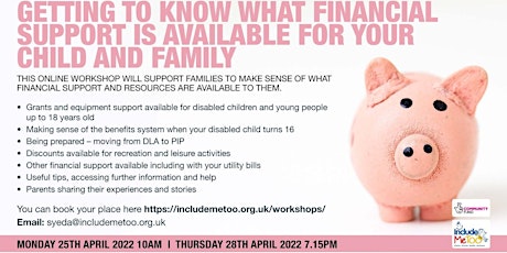 Getting to know what financial support is available for your child primary image