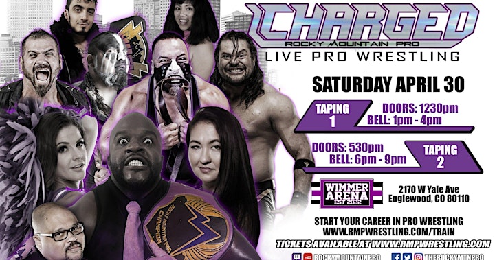 Rocky Mountain Pro CHARGED  Live Pro Wrestling TV image