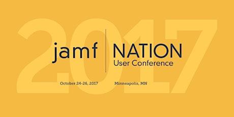 Jamf Nation User Conference 2017 primary image