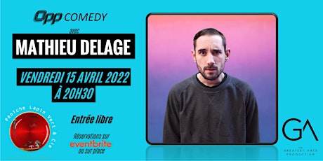 Imagen principal de OPP Comedy #3 Mathieu Delage (1h d'Improvisation théâtrale)