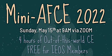 IEOS 2022 Almost Free CE!  Free for IEOS MEMBERS!