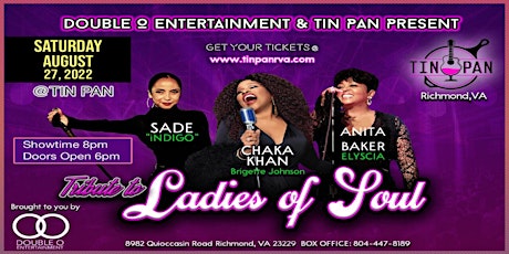 Ladies of Soul (Tribute to  Chaka Khan, Anita Baker, and Sade) tickets