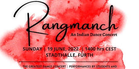 Rangmanch - An Indian Dance Concert Tickets