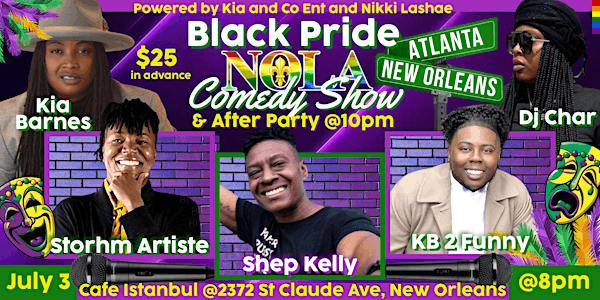 Black Pride NOLA Comedy Show