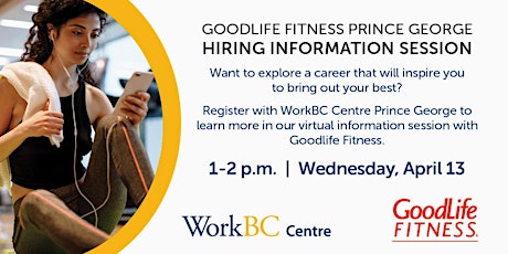 Prince George Goodlife Fitness Hiring Info Session