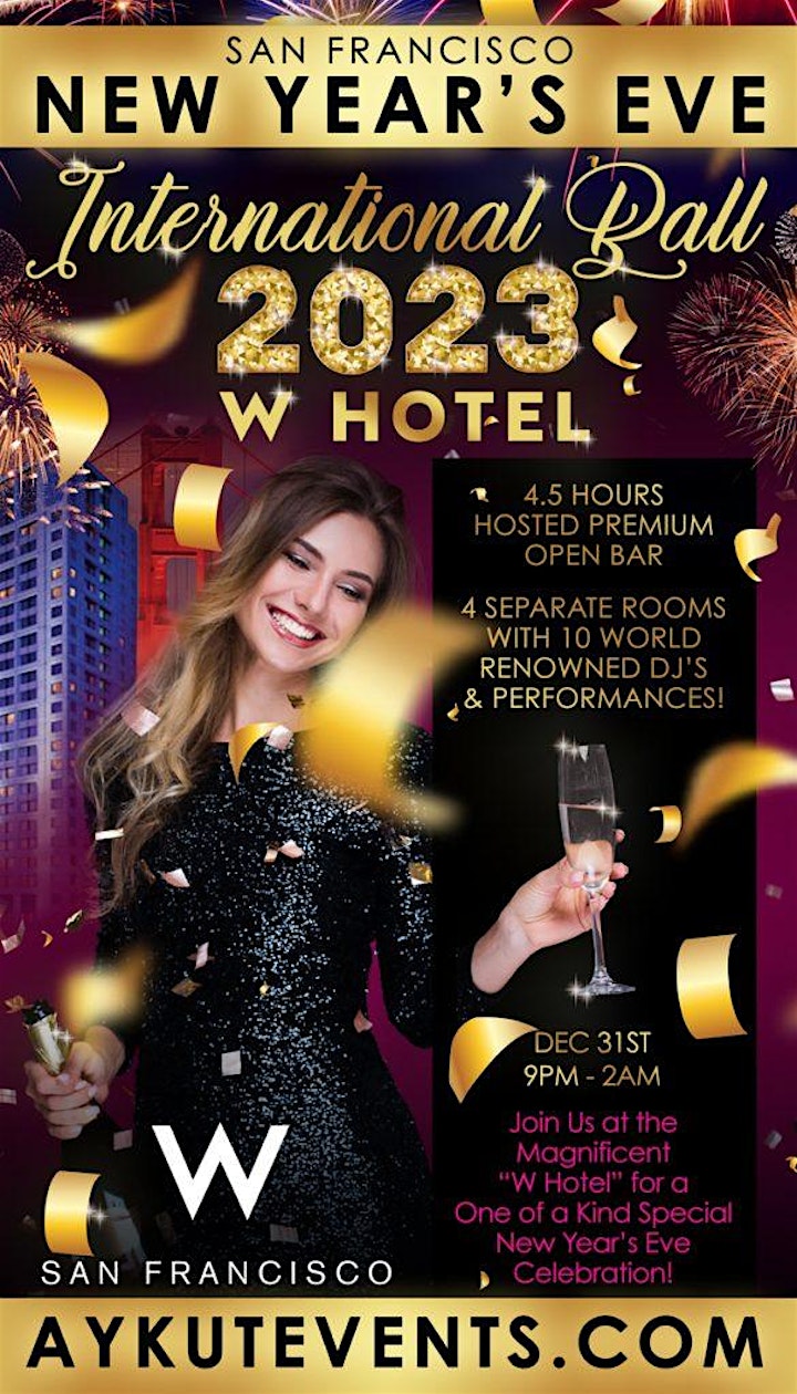 W Hotel San Francisco Mega New Year's Eve Party image