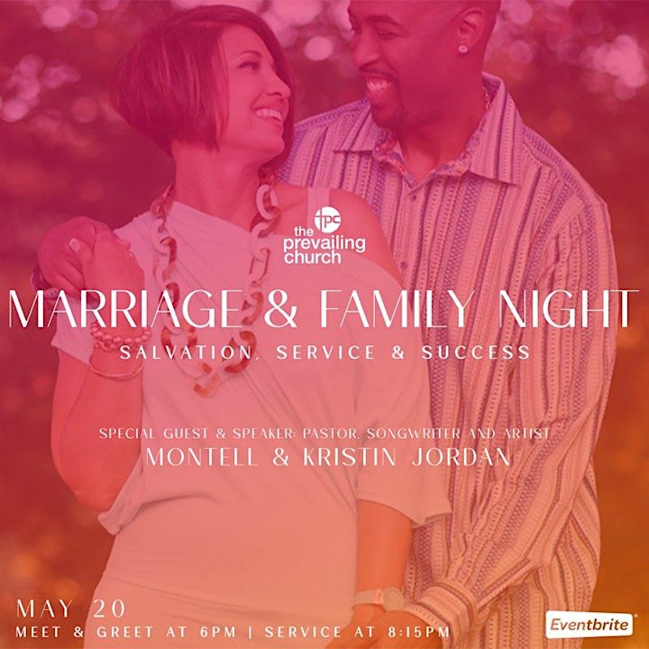 Marriage and Family Night featuring Montell & Kristin Jordan image