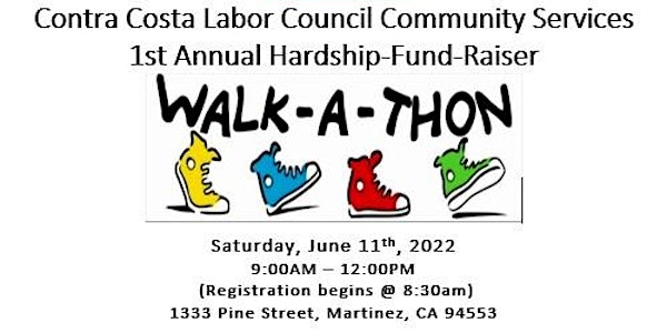 Contra Costa Labor Council  Community Services  Walk-a-Thon