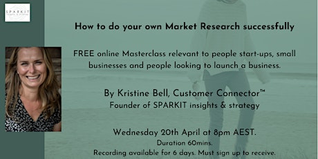 POSTPONED WEBINAR: How to do your own Market Research successfully primary image