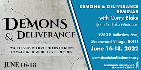 Demons and Deliverance seminar tickets