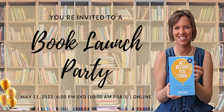 Online Book Launch Party "Act Before You overThink" by Lison Mage primary image